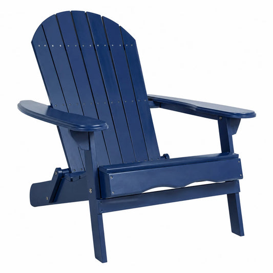 Chaise Adirondack en bois bleu