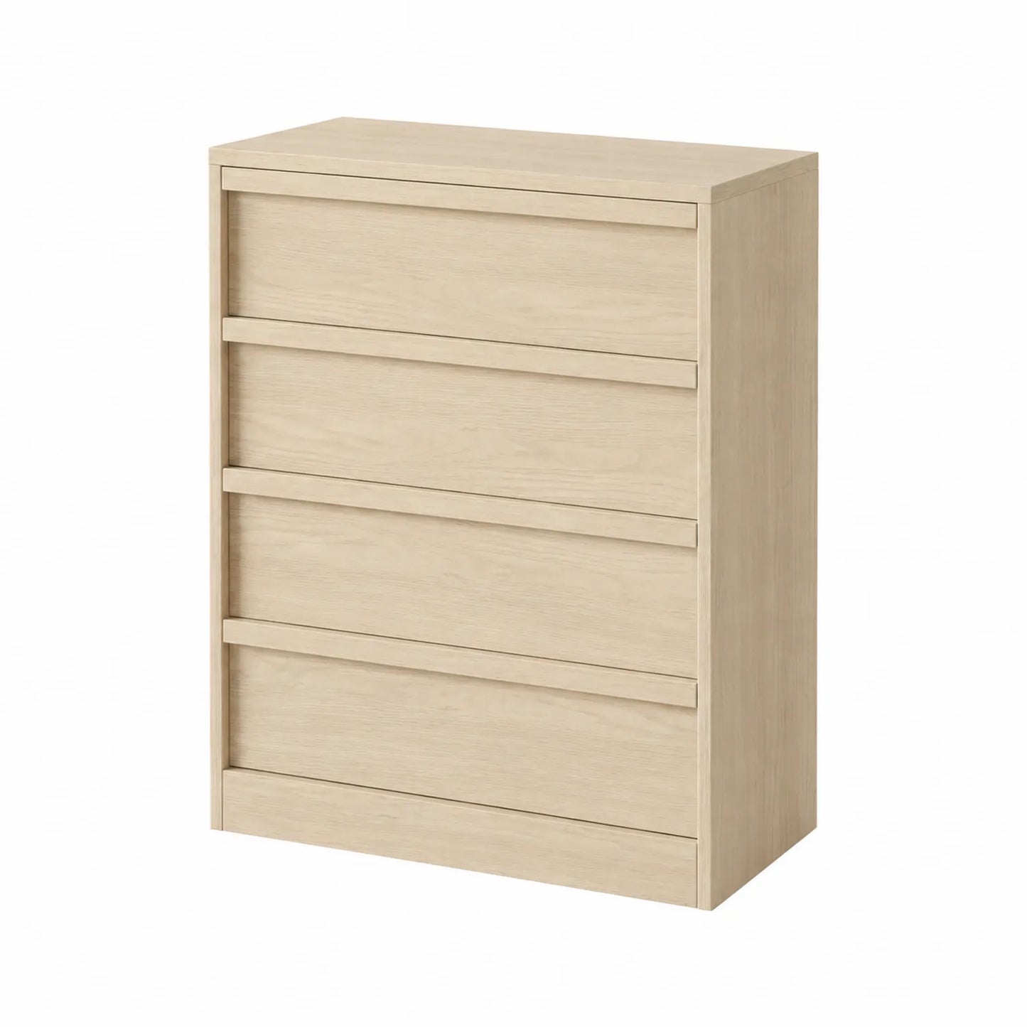 Commode 4 tiroirs en bois clair
